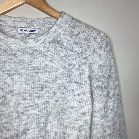 Heartloom Sz S Gray Knit Sweater - Picture 1 of 6